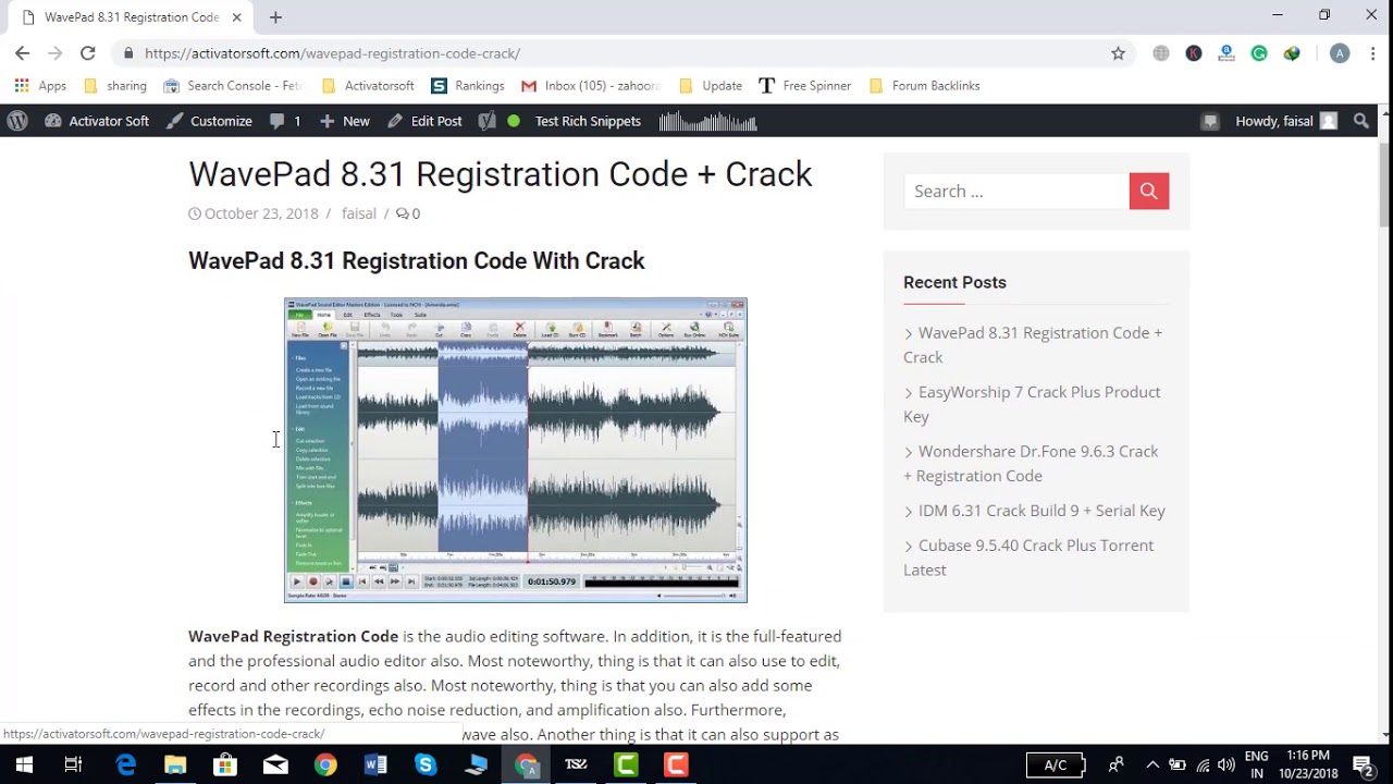 Wavepad 8.44 registration code